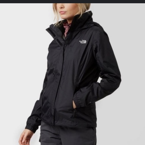 The North Face Jackets & Blazers - The North Face Hyvent woman’s outdoor Jacket with hoodie size small color black